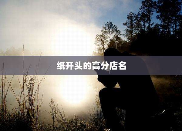 纸开头的高分店名