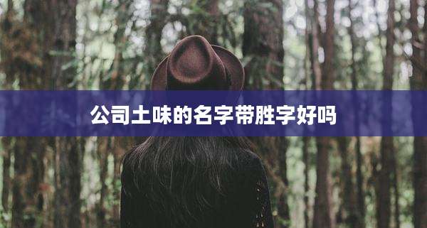 公司土味的名字带胜字好吗
