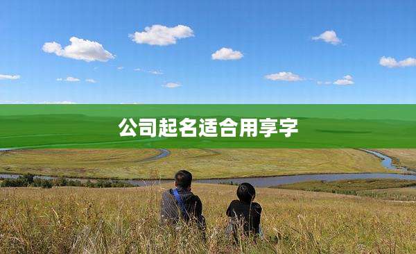 公司起名适合用享字