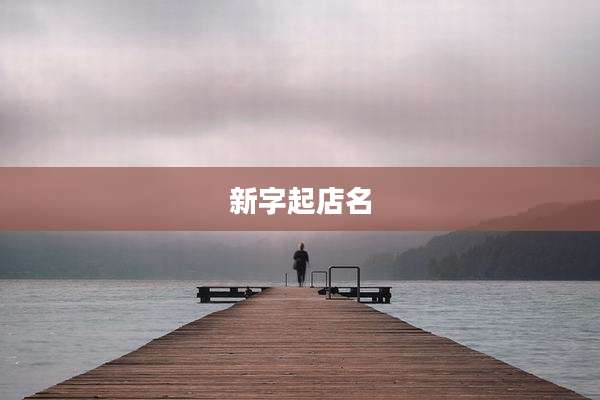 新字起店名