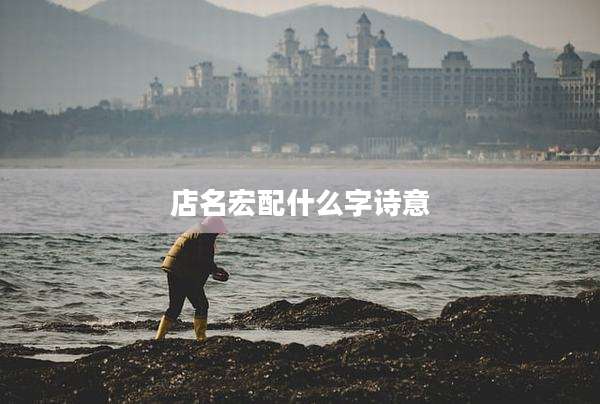 店名宏配什么字诗意