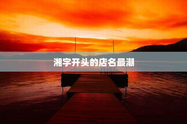 湘字开头的店名最潮