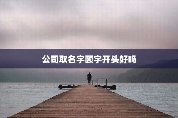公司取名字颐字开头好吗