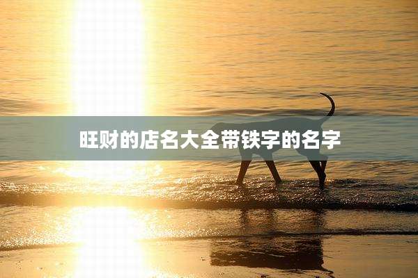 旺财的店名大全带铁字的名字