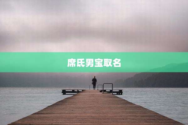 席氐男宝取名