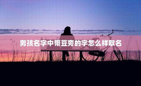 男孩名字中带豆旁的字怎么样取名