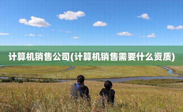 计算机销售公司(计算机销售需要什么资质)