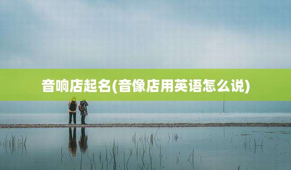 音响店起名(音像店用英语怎么说)
