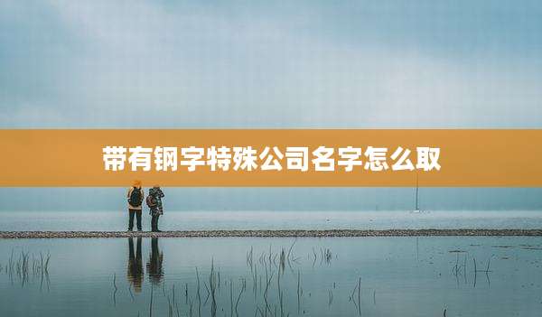 带有钢字特殊公司名字怎么取
