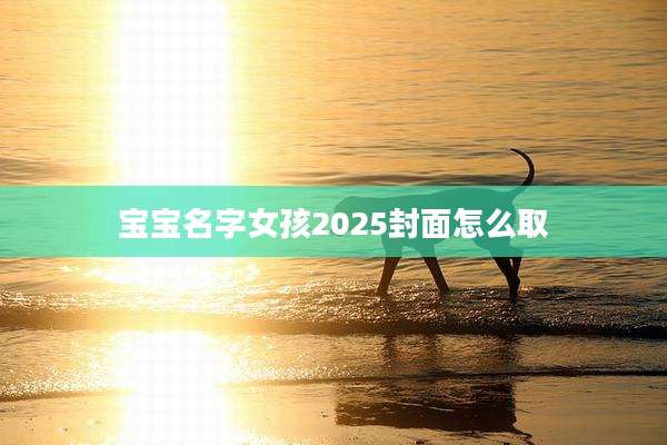 宝宝名字女孩2025封面怎么取