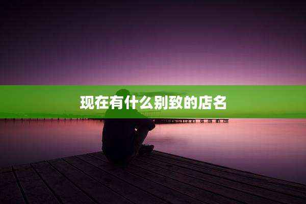 现在有什么别致的店名