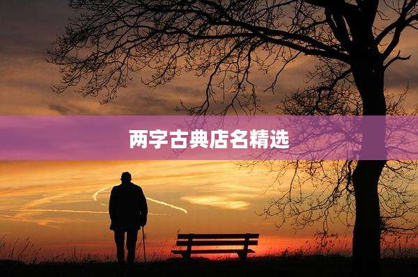 两字古典店名精选