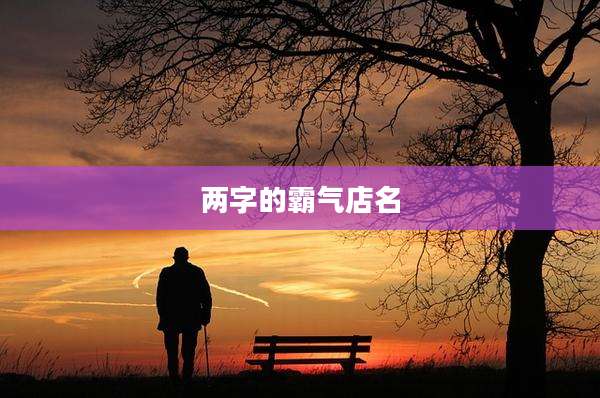 两字的霸气店名