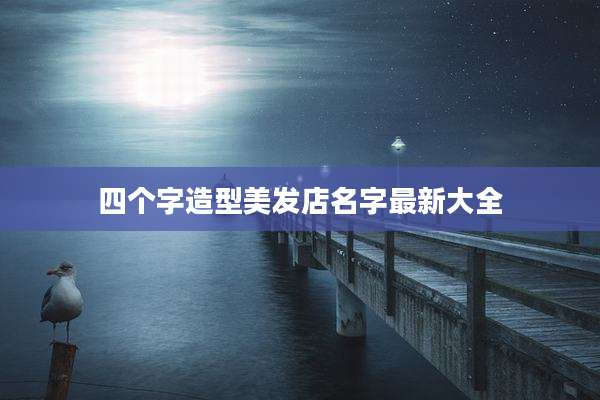 四个字造型美发店名字最新大全