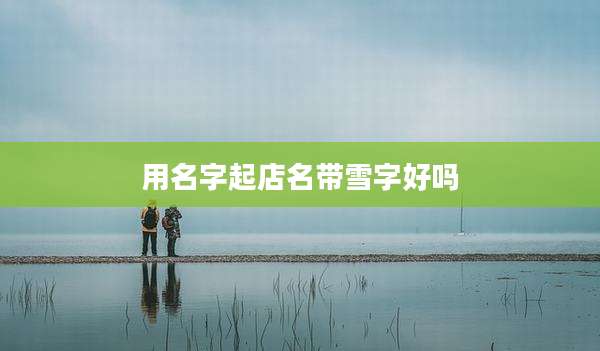 用名字起店名带雪字好吗