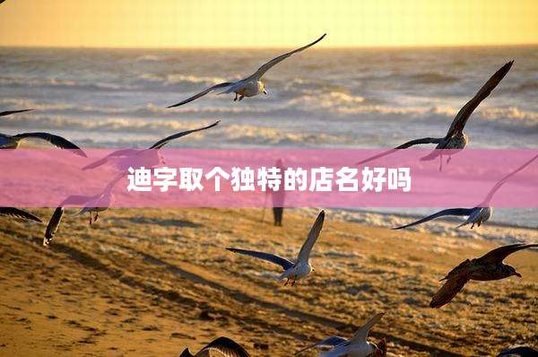 迪字取个独特的店名好吗