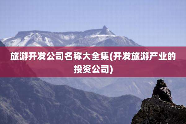 旅游开发公司名称大全集(开发旅游产业的投资公司)