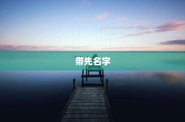带先名字