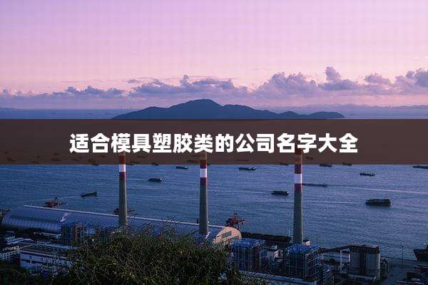 适合模具塑胶类的公司名字大全