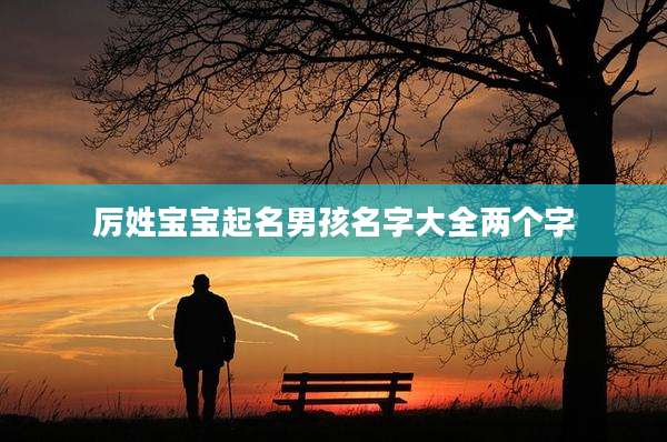 厉姓宝宝起名男孩名字大全两个字