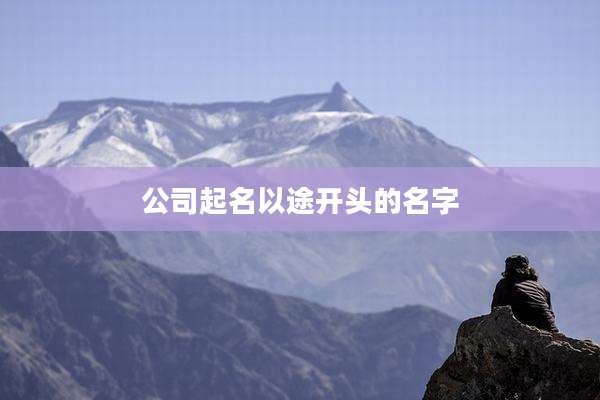 公司起名以途开头的名字