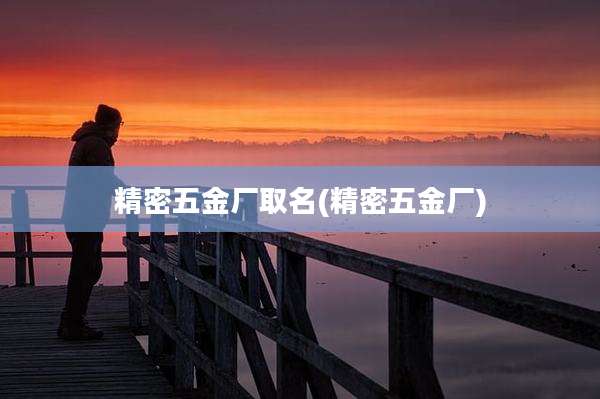 精密五金厂取名(精密五金厂)