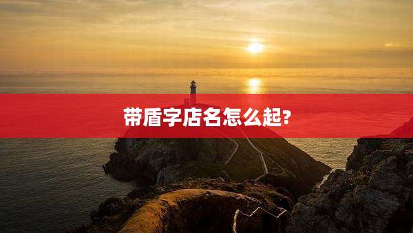 带盾字店名怎么起?