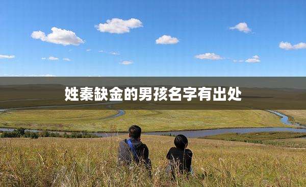 姓秦缺金的男孩名字有出处