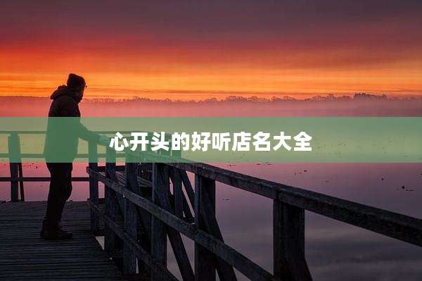 心开头的好听店名大全