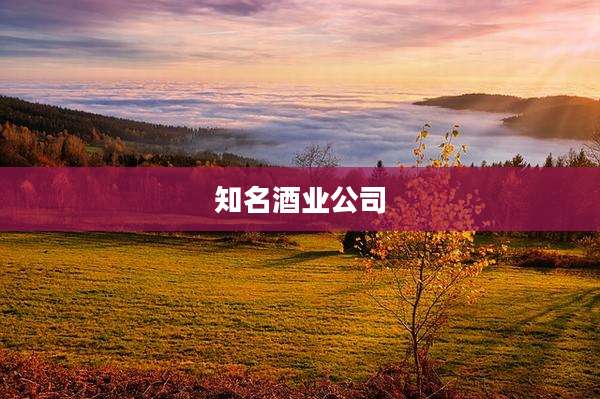 知名酒业公司
