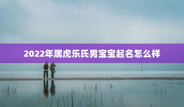 2022年属虎乐氏男宝宝起名怎么样