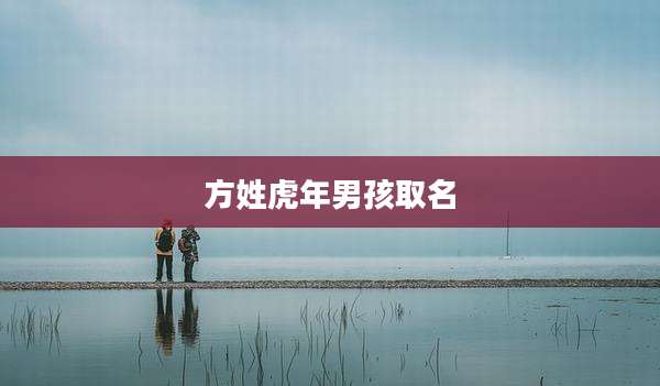 方姓虎年男孩取名