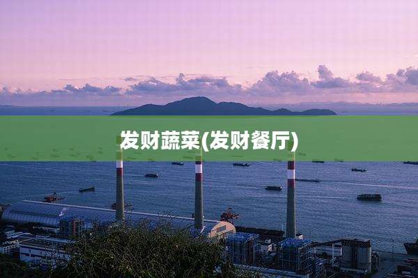 发财蔬菜(发财餐厅)