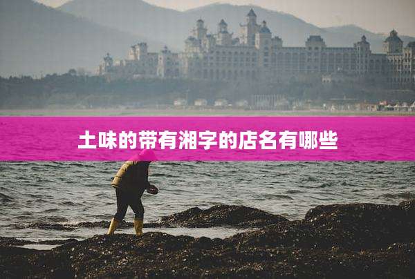 土味的带有湘字的店名有哪些