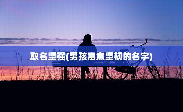 取名坚强(男孩寓意坚韧的名字)