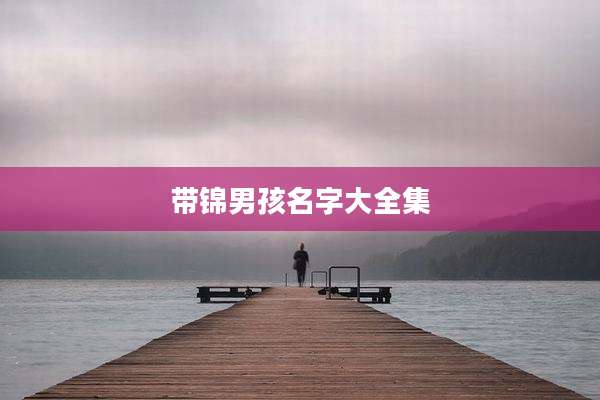 带锦男孩名字大全集