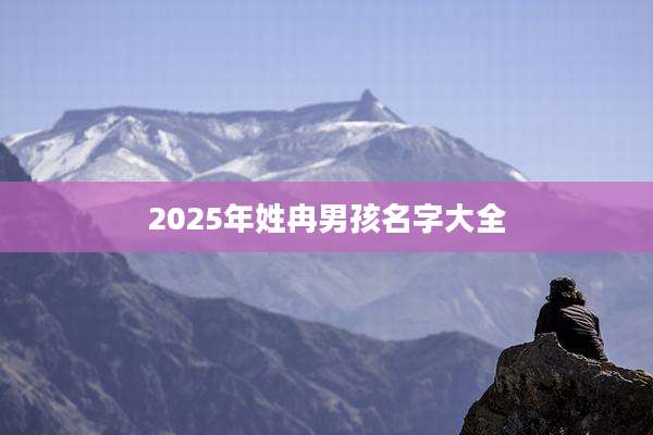 2025年姓冉男孩名字大全