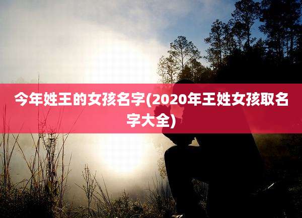 今年姓王的女孩名字(2020年王姓女孩取名字大全)