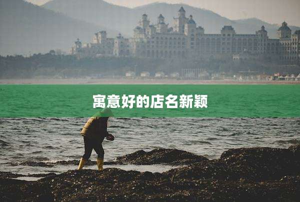 寓意好的店名新颖