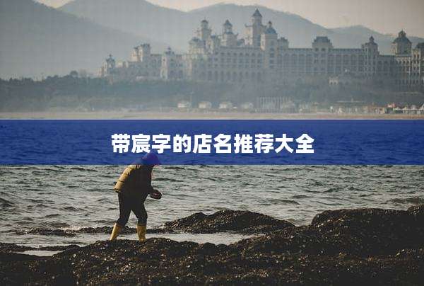 带宸字的店名推荐大全