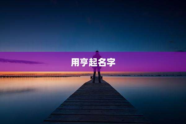 用亨起名字