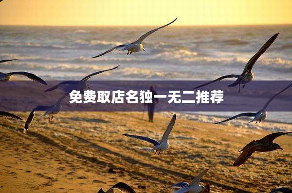 免费取店名独一无二推荐