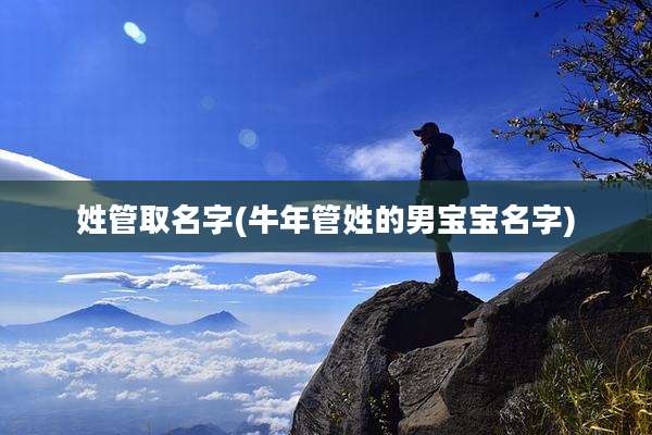 姓管取名字(牛年管姓的男宝宝名字)