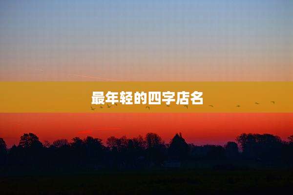 最年轻的四字店名