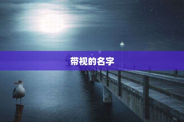带视的名字