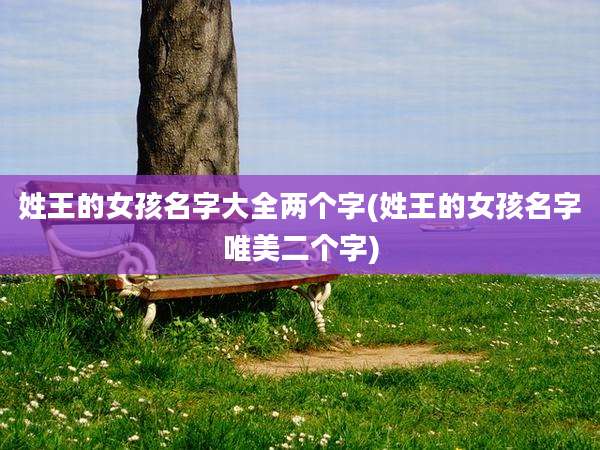 姓王的女孩名字大全两个字(姓王的女孩名字唯美二个字)