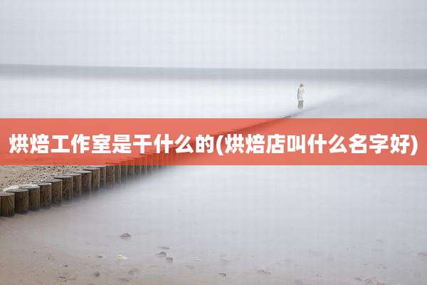 烘焙工作室是干什么的(烘焙店叫什么名字好)