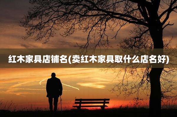 红木家具店铺名(卖红木家具取什么店名好)