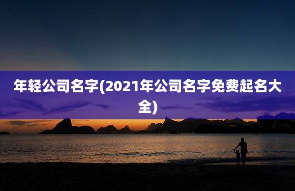 年轻公司名字(2021年公司名字免费起名大全)