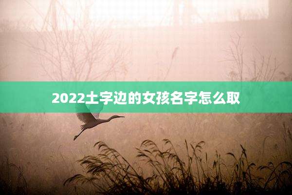 2022土字边的女孩名字怎么取